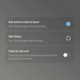 Personalized activity goals